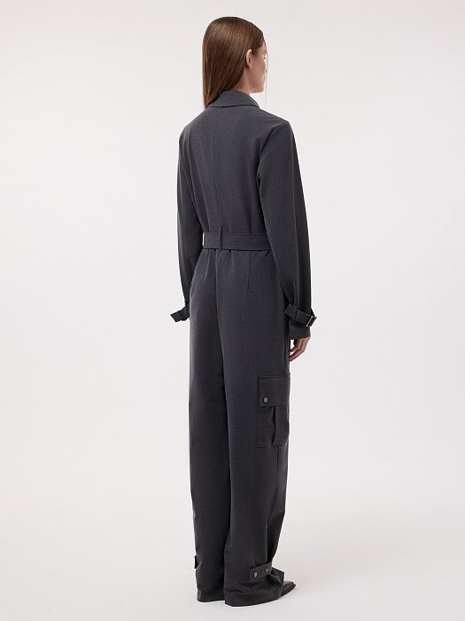 Брючный комбинезон на молнии: фото №4