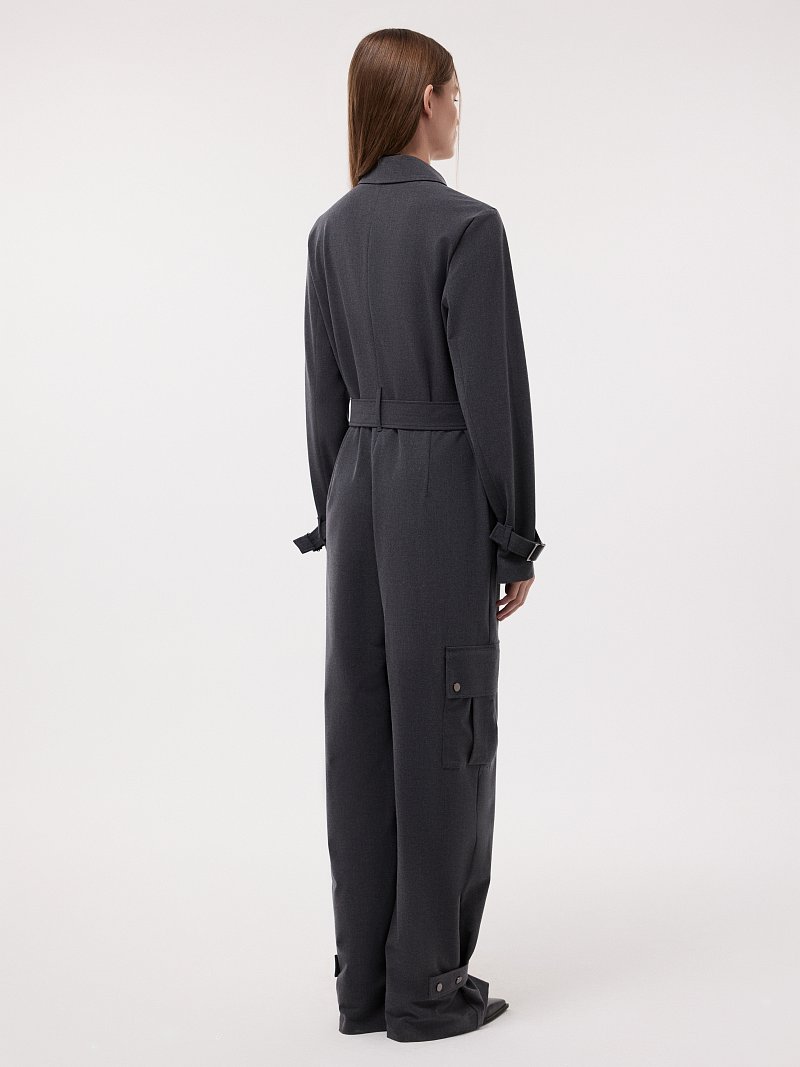 Брючный комбинезон на молнии