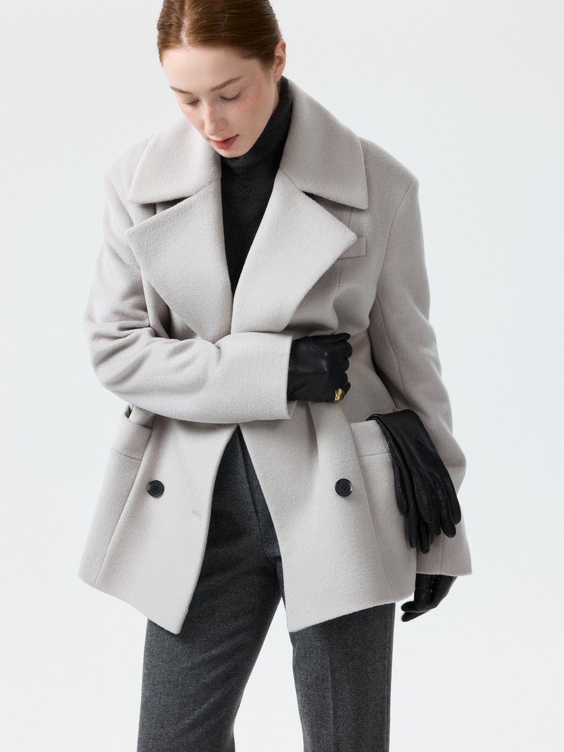 Полупальто из шерсти и кашемира: фото №1