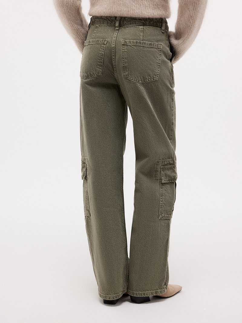 Джинсы-карго 