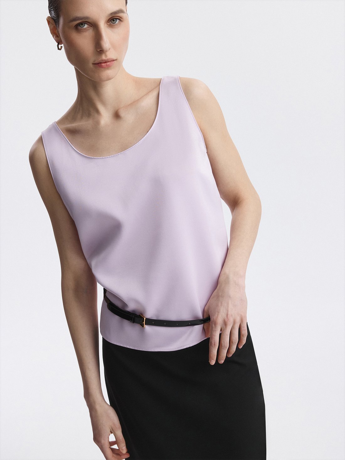 Топ из атласной ткани: фото №1