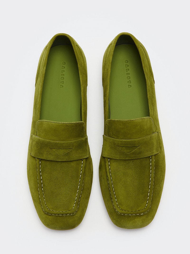 Мокасины из натуральной замши