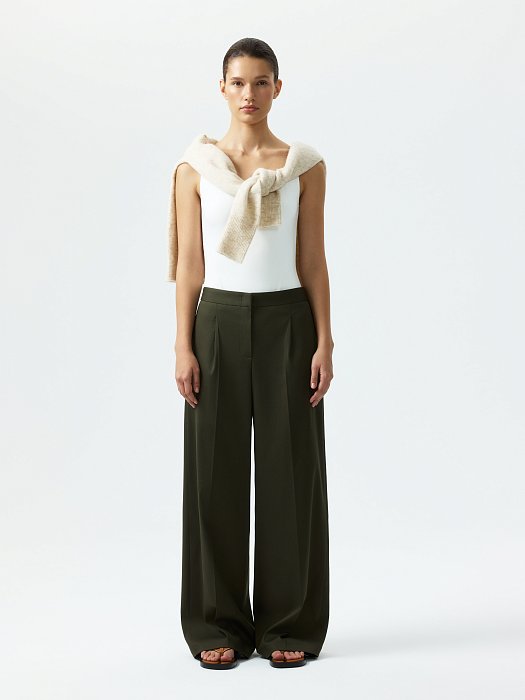 Широкие брюки со стрелками: фото №6