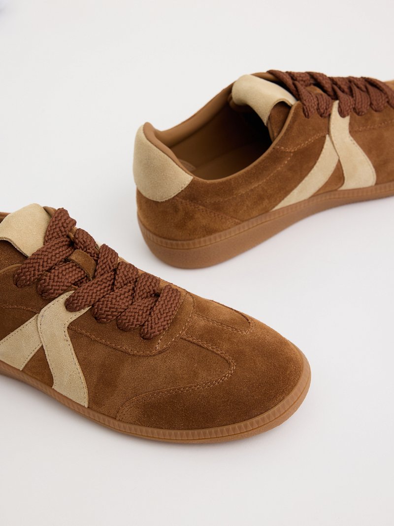 Кеды из натуральной замши