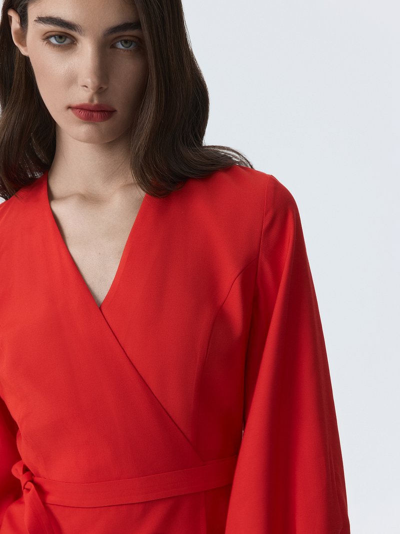 Блуза на запах