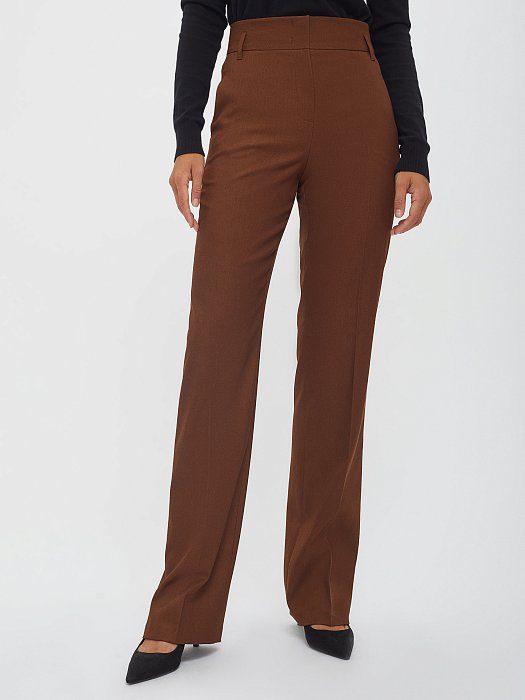 Брюки с широким поясом: фото №4