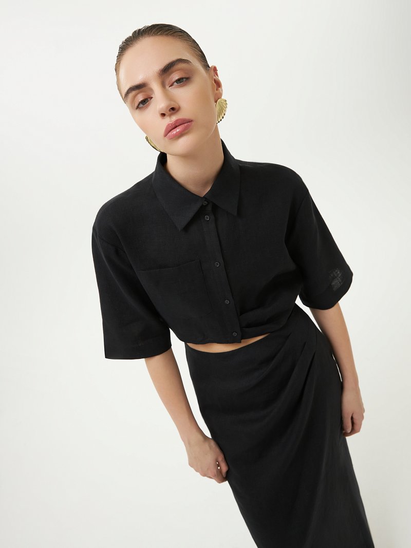 Блуза из натурального льна