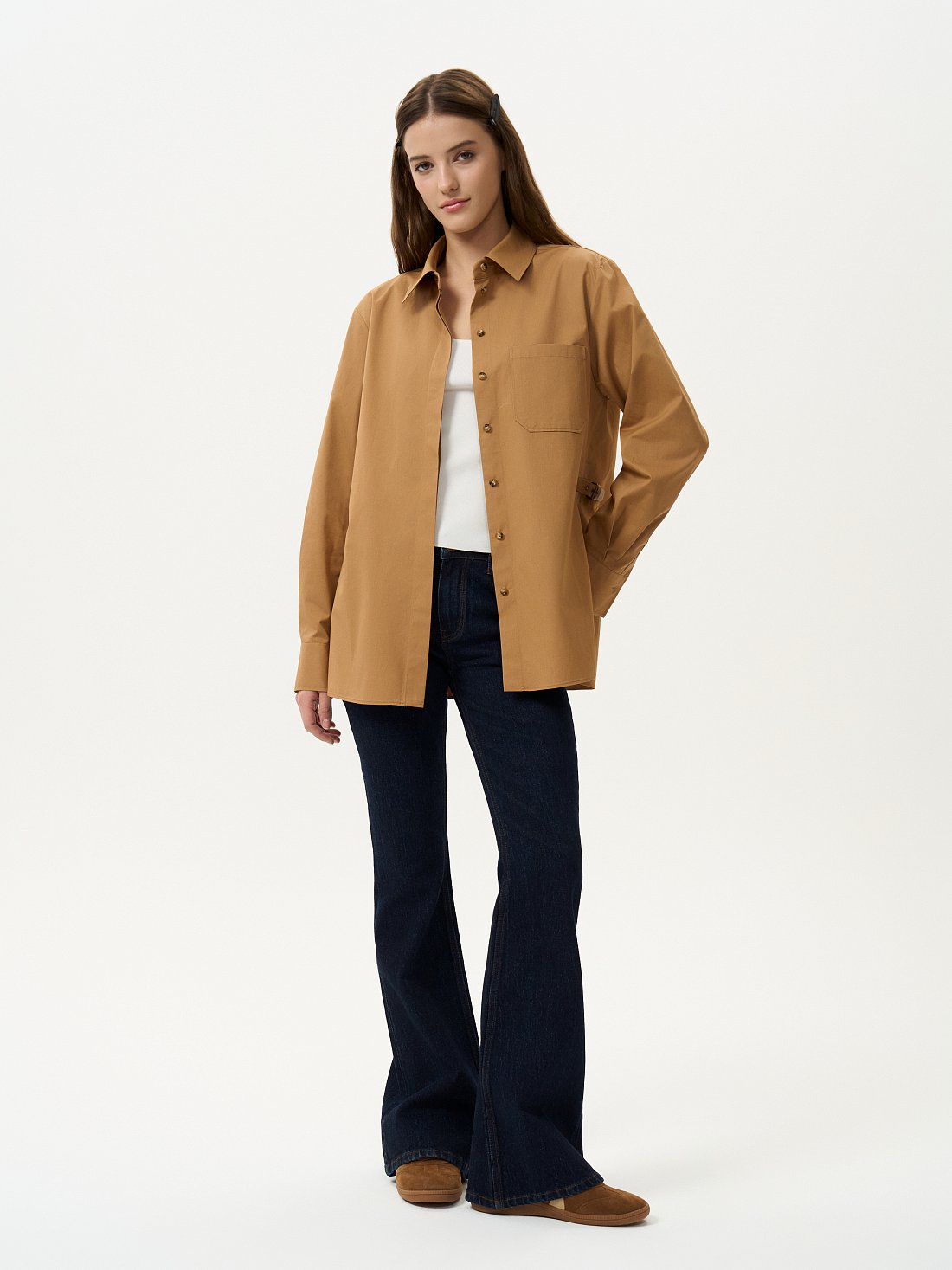 Рубашка с ремешками по бокам: фото №1