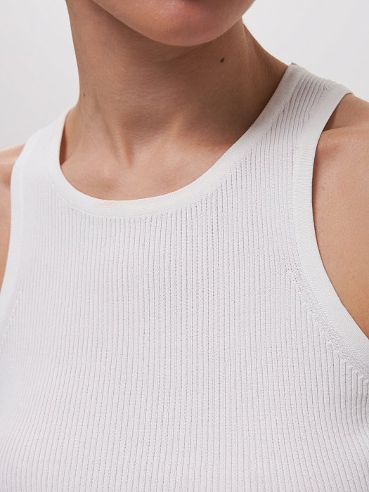 Укороченный топ из трикотажа: фото №3