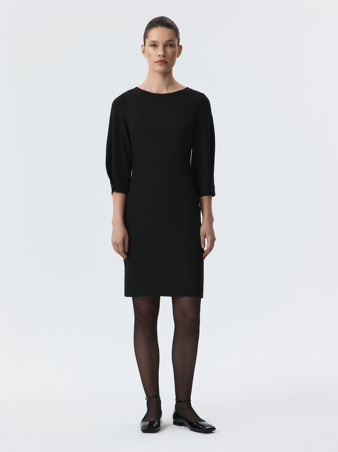 Платье с рукавами ¾ (Р158): фото №1