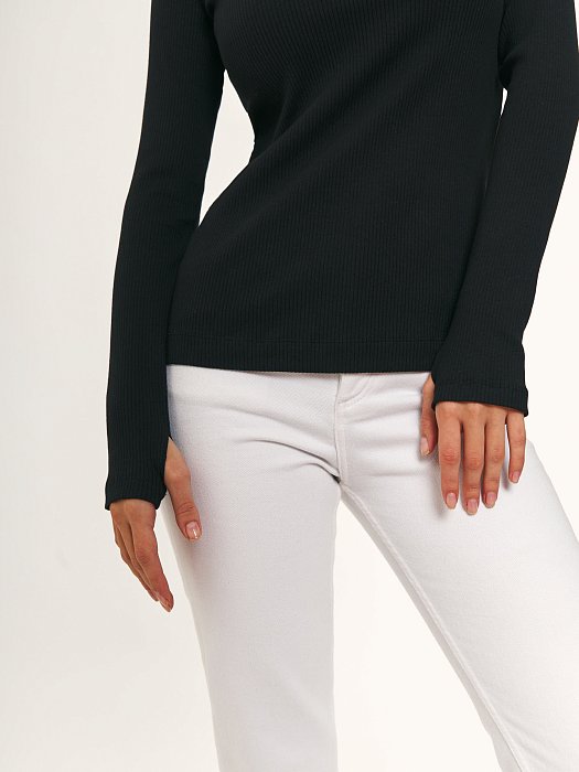 Водолазка в рубчик : фото №2