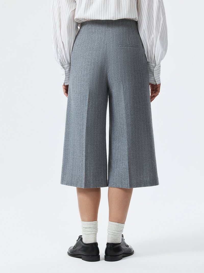 Кюлоты из фланели в полоску