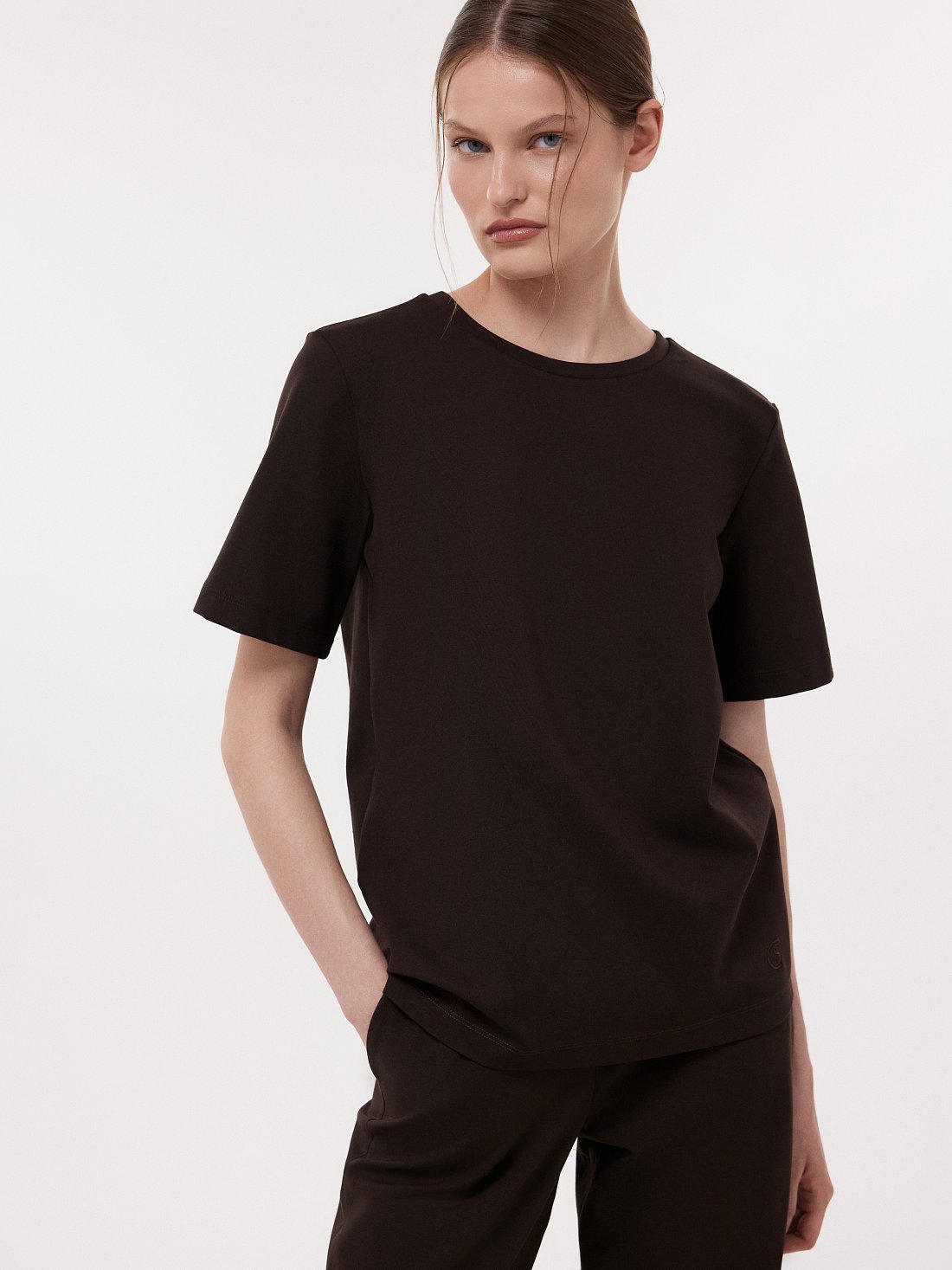 Базовая футболка из вискозы: фото №1