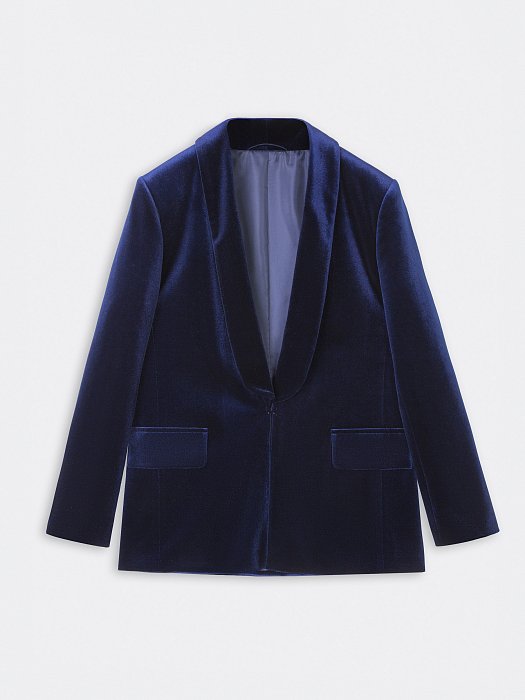 Жакет из бархатной ткани: фото №8