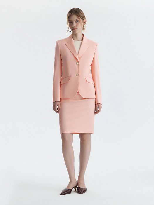 Приталенный жакет из хлопка (Р158): фото №6