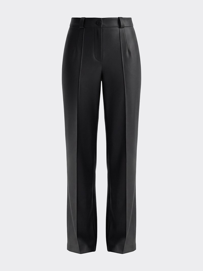 Брюки из экокожи со стрелками