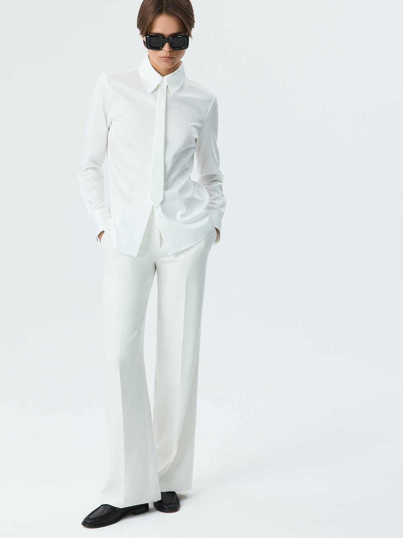 Рубашка со съемным галстуком