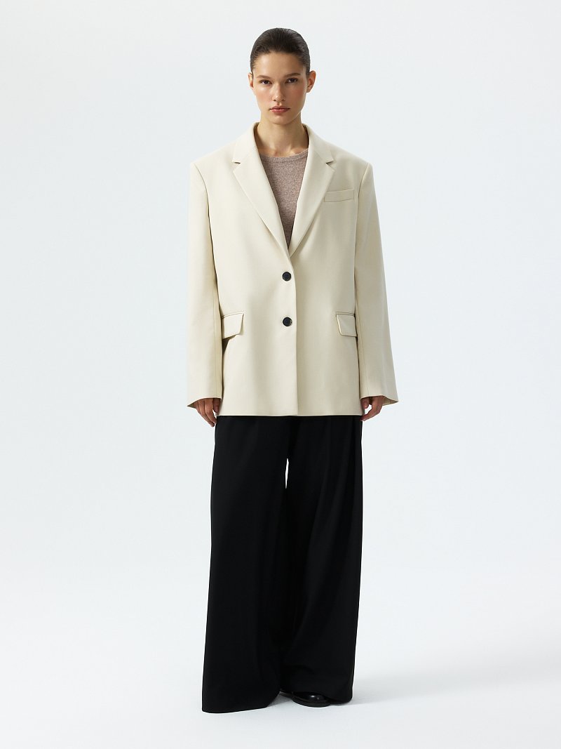 Прямой жакет оверсайз