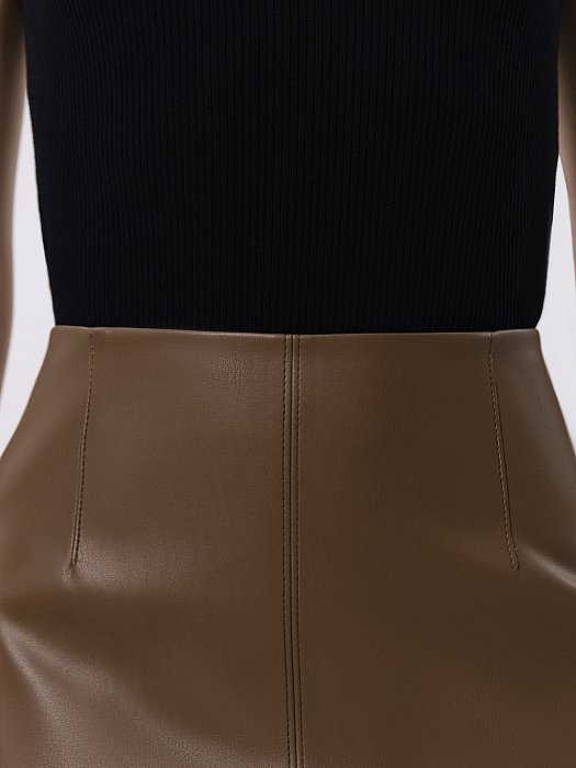 Юбка-карандаш из экокожи : фото №6