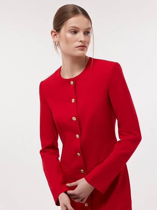 Платье с круглым вырезом: фото №4