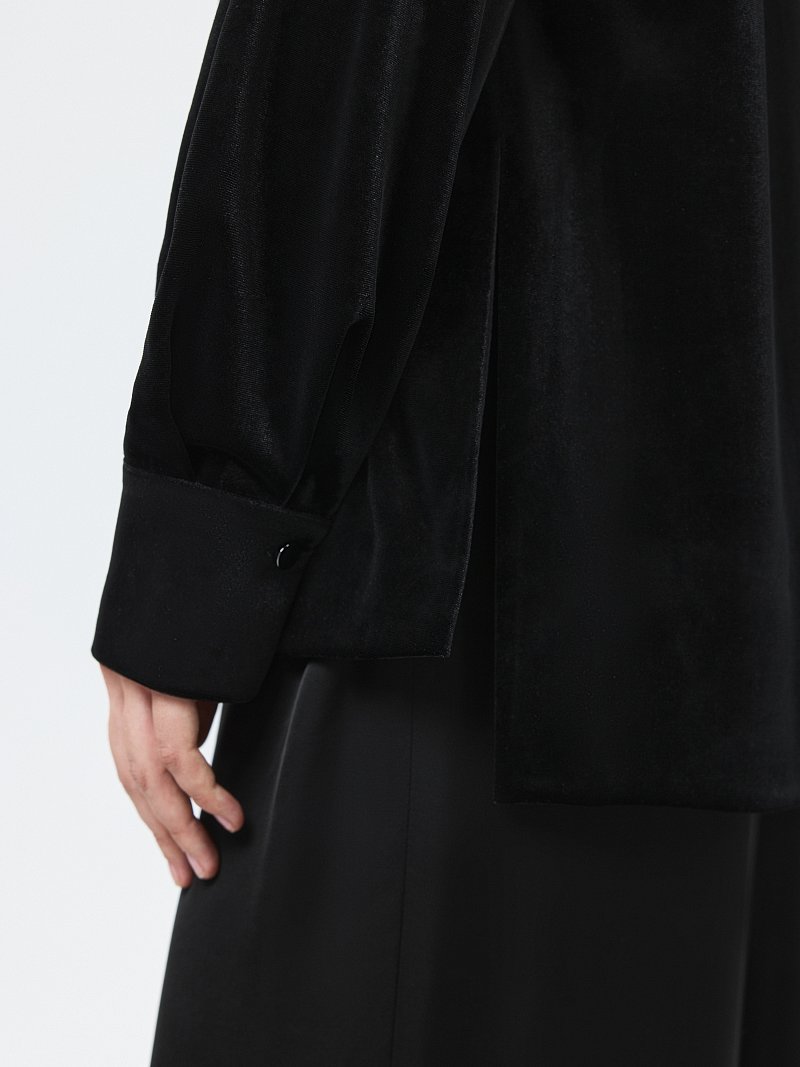 Блуза из бархата