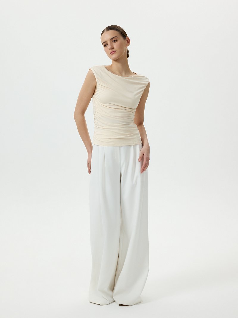 Топ с драпировками