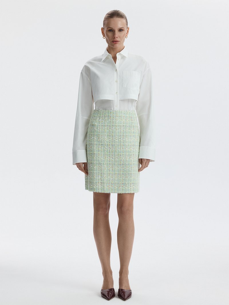 Мини-юбка из букле