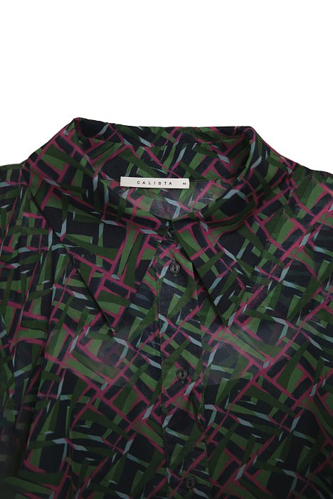 Блуза из шифона с принтом: фото №10