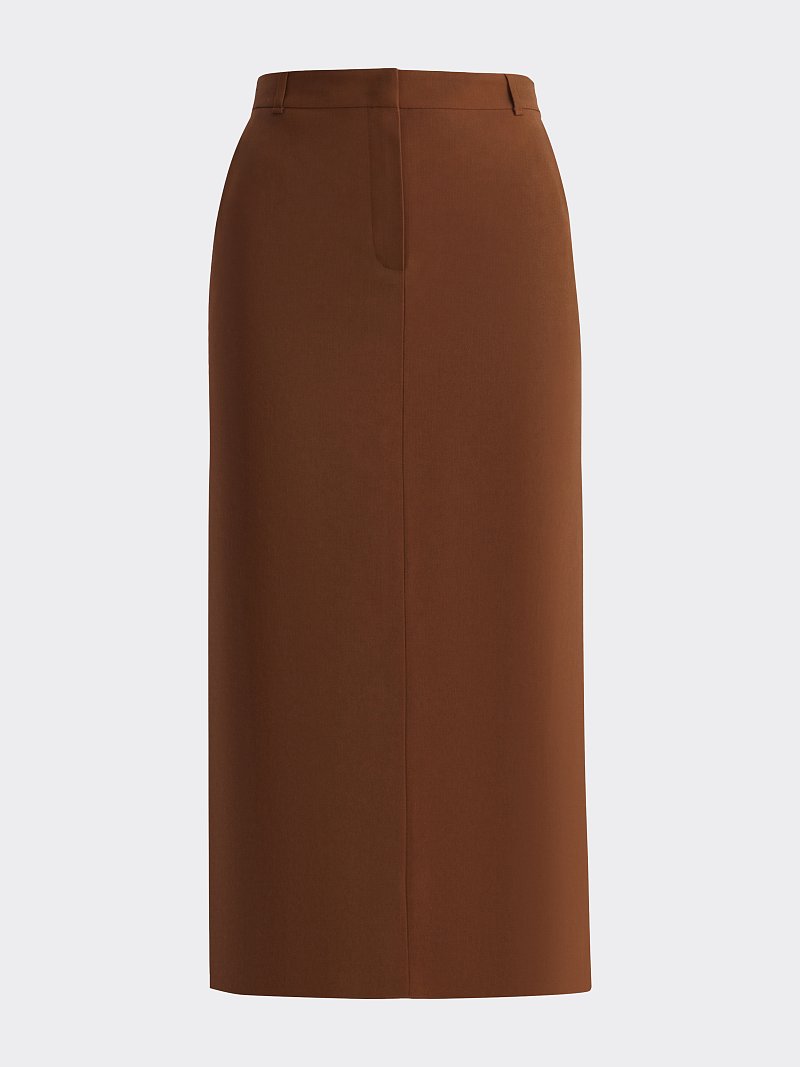 Прямая юбка из вискозы