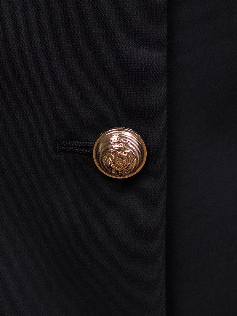 Платье из костюмной ткани с поясом