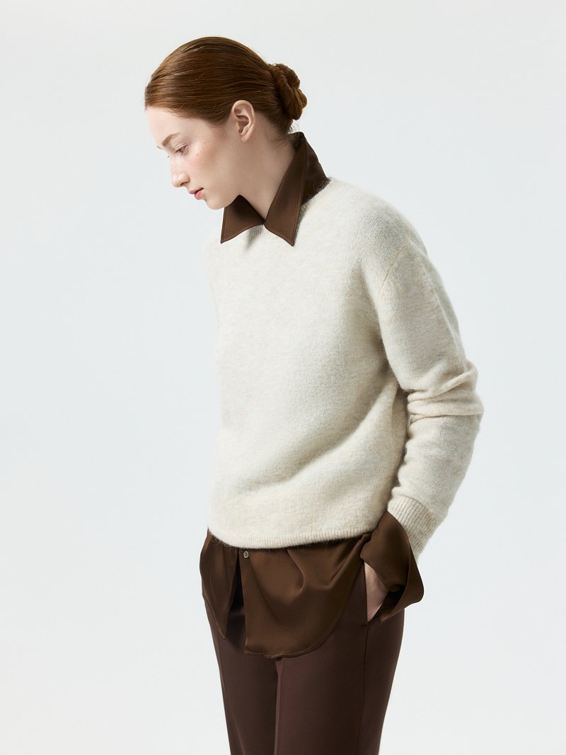 Джемпер с шерстью альпака