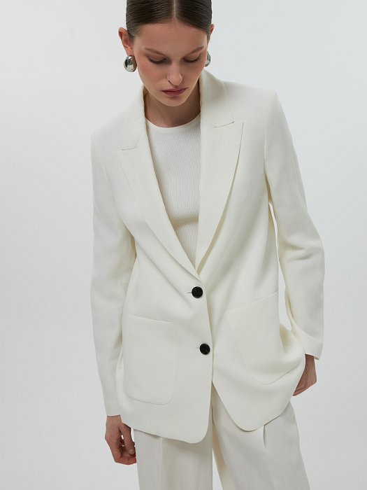 Жакет с накладными карманами: фото №2