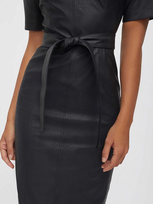 Платье из искусственной кожи: фото №3