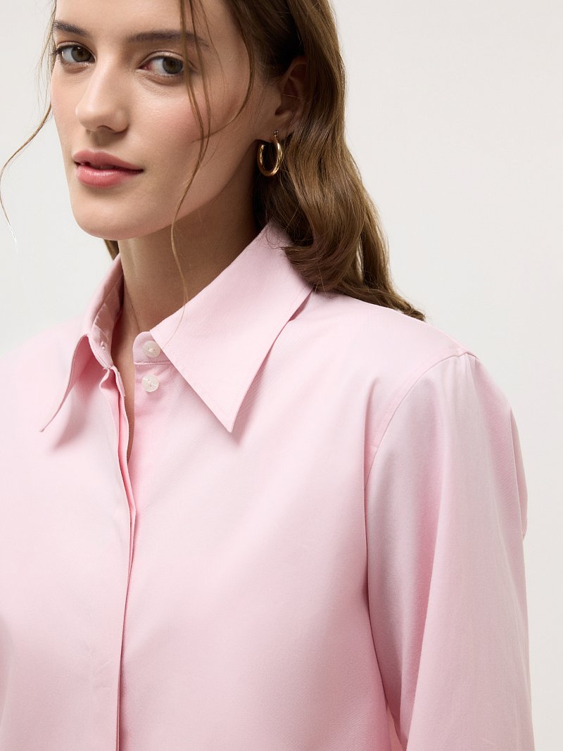 Рубашка оверсайз из хлопка