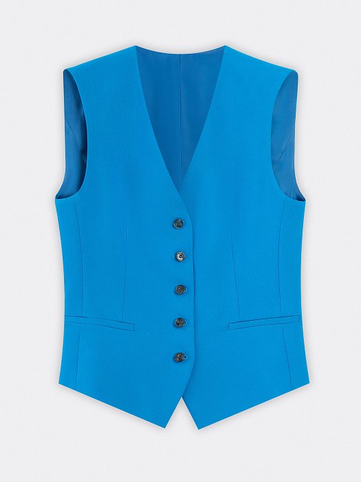 Жилет из костюмной ткани : фото №8