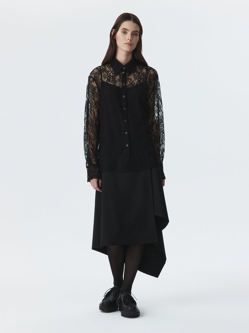 Кружевная блуза 