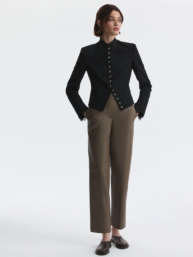 Брюки из искусственной кожи