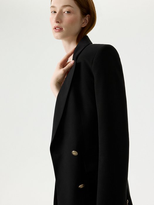 Приталенный жакет из лиоцелла: фото №5