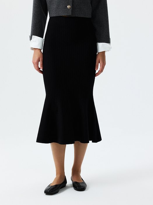 Вязаная юбка-годе: фото №3