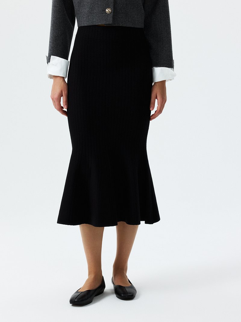 Вязаная юбка-годе