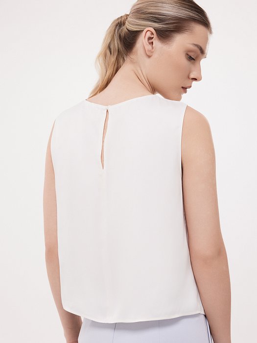 Топ из атласной вискозы: фото №4