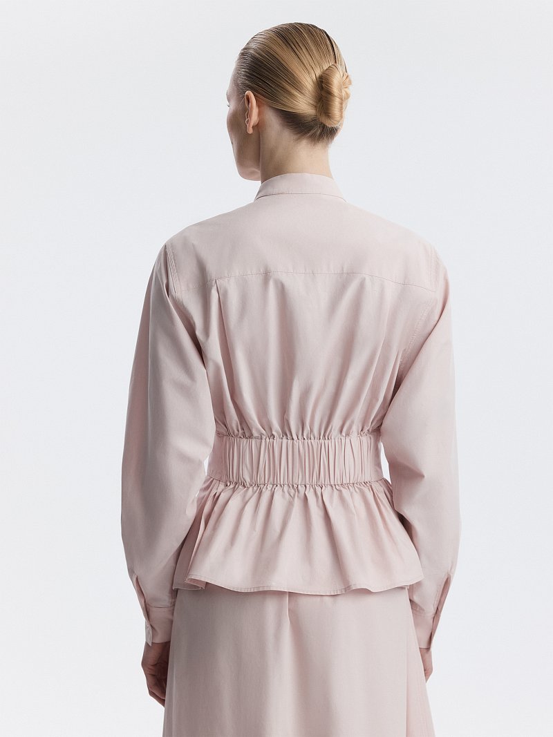 Блуза из 100% хлопка с поясом