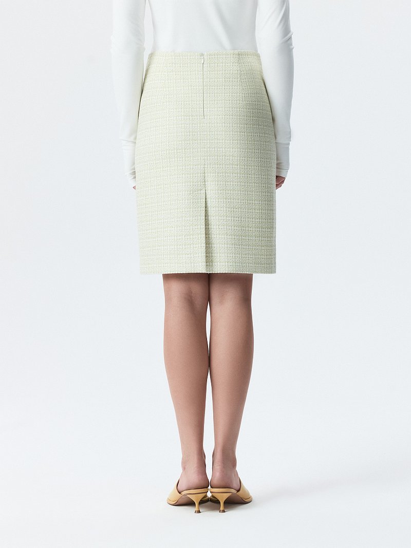 Мини-юбка из твида