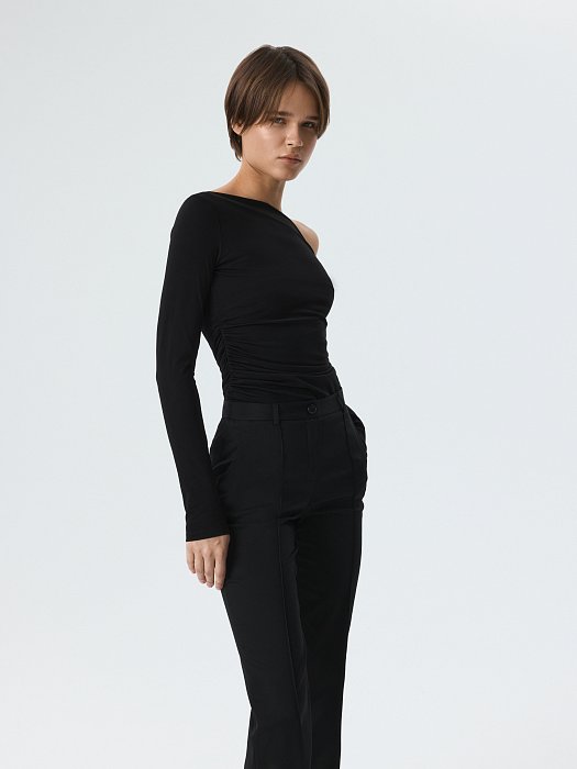 Расклешенные брюки со стрелками (Р158): фото №3