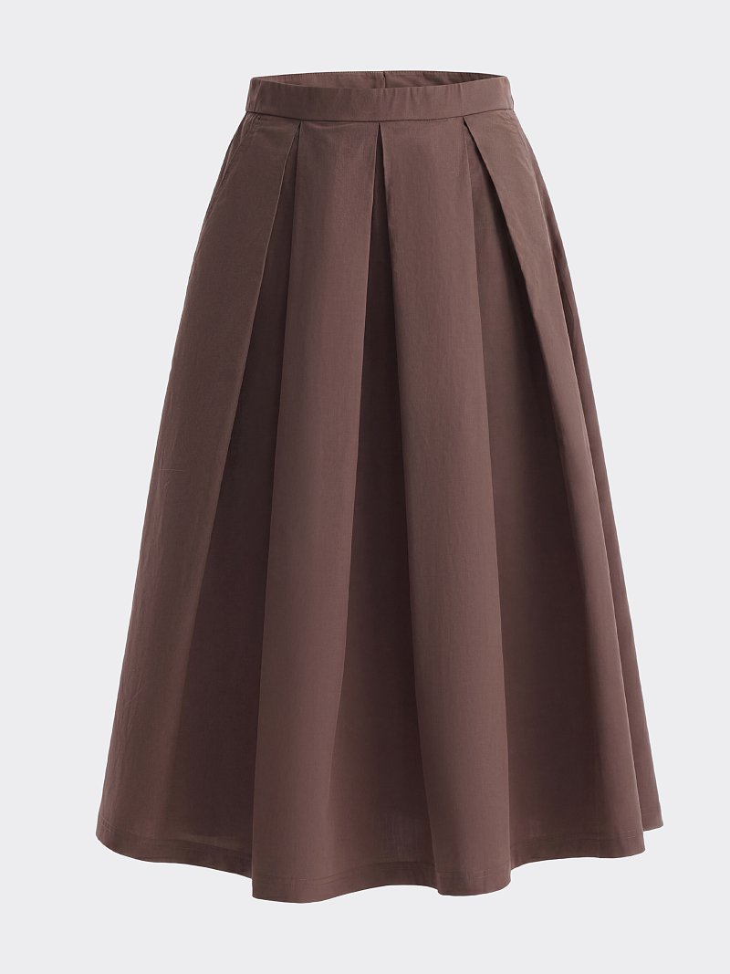 Юбка в складку из хлопка