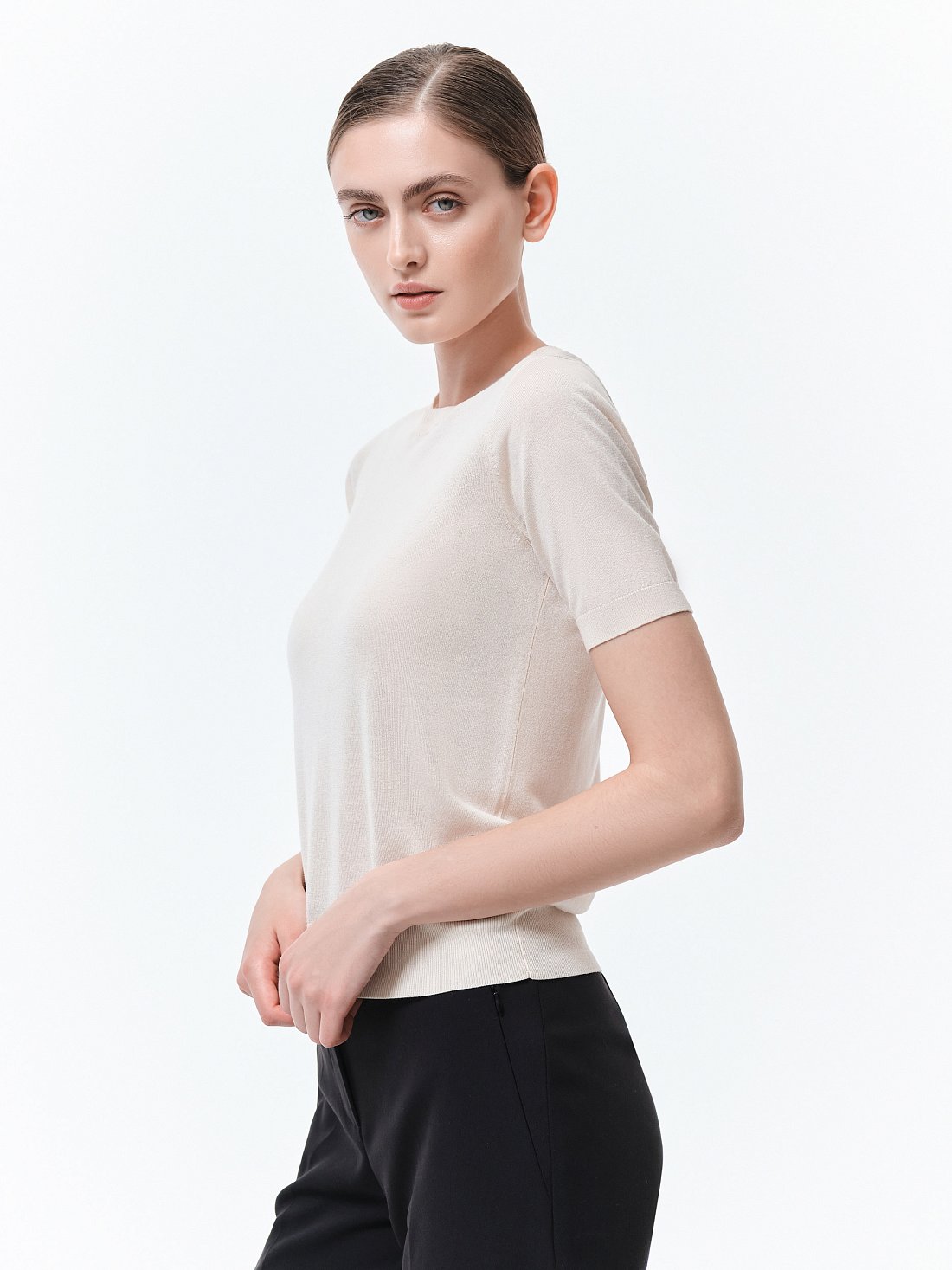 Джемпер с короткими рукавами: фото №1