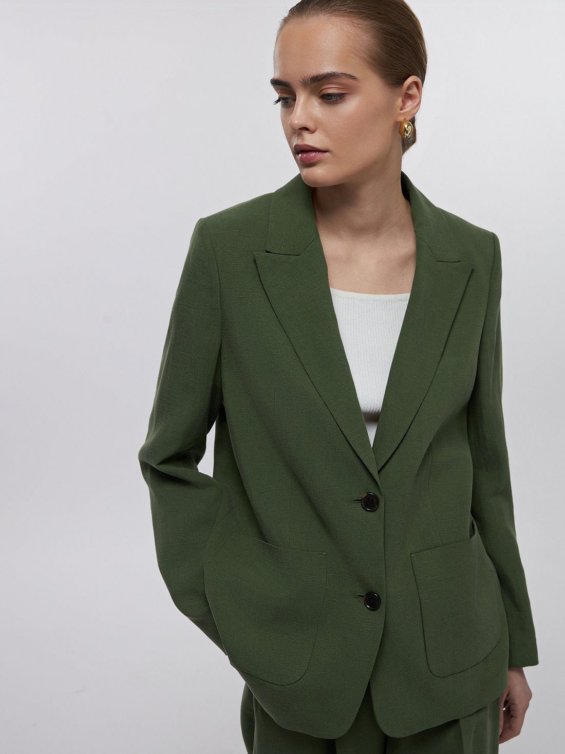 Жакет с накладными карманами: фото №1