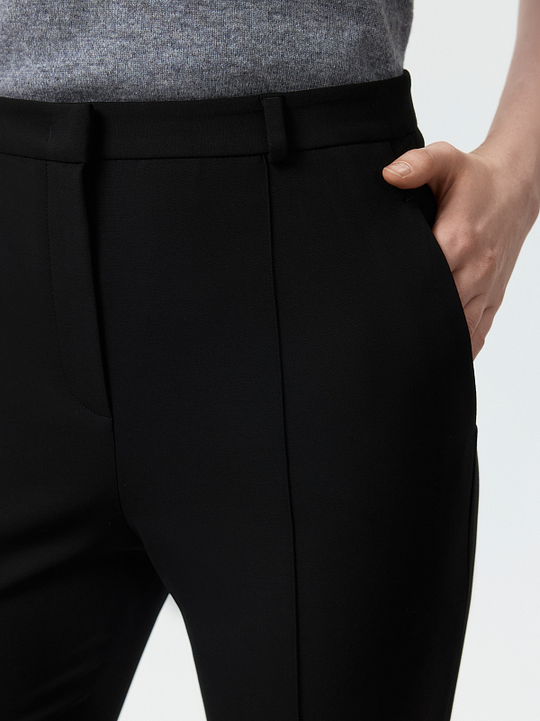 Расклешенные брюки из вискозы