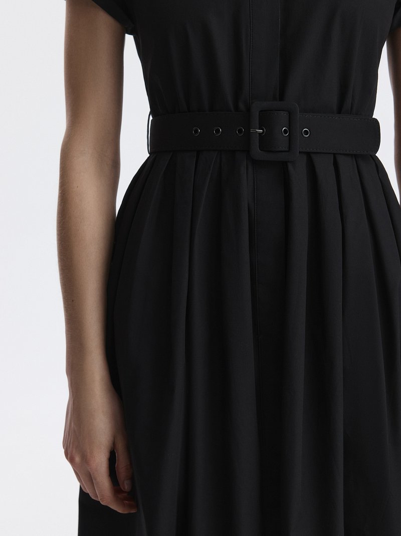 Платье-рубашка из хлопка