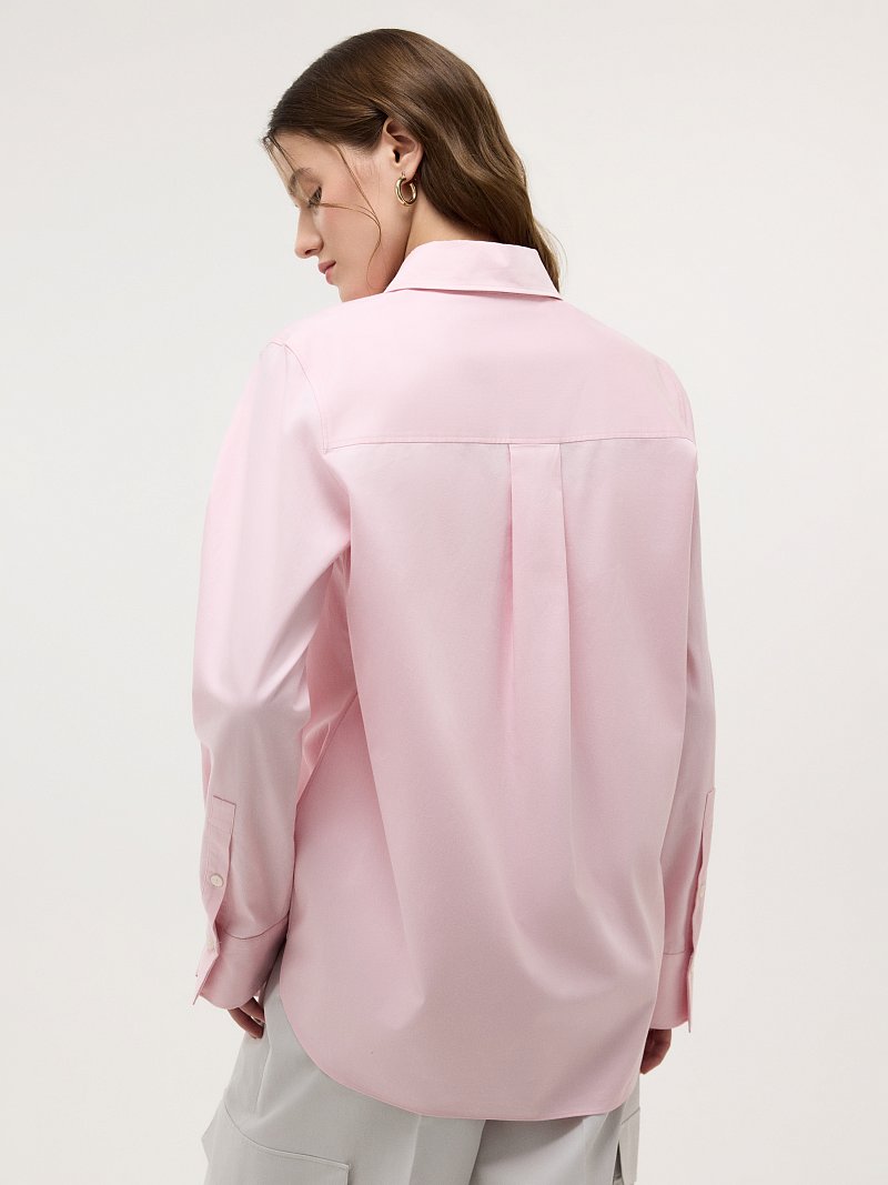 Рубашка оверсайз из хлопка